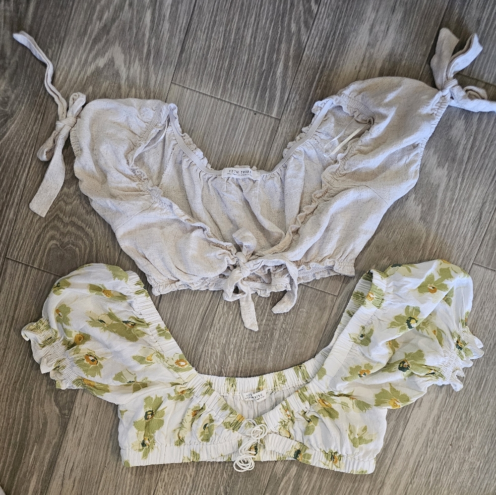 (2) 12TH TRIBE CROP TOPS